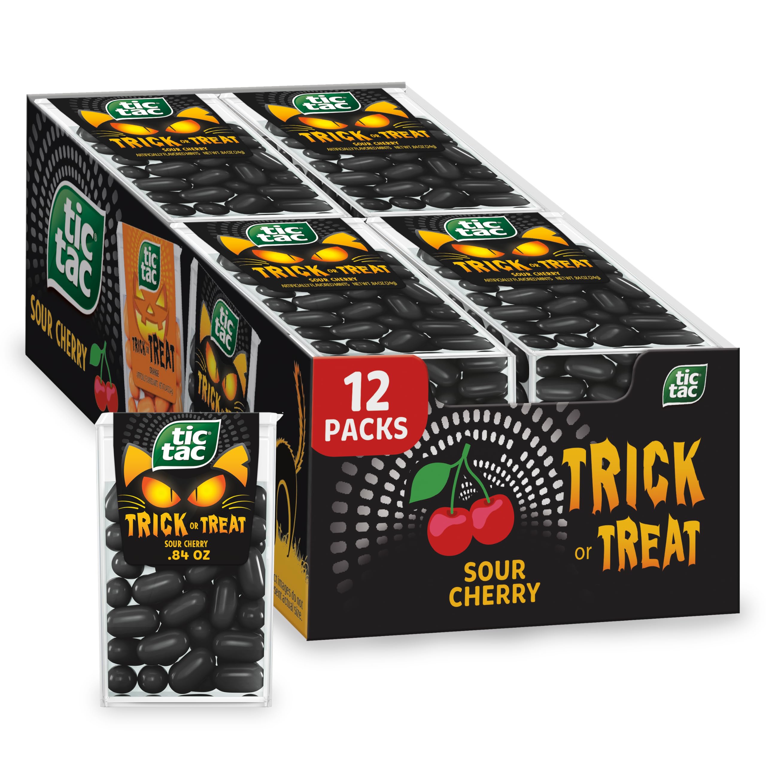 Amazon.com : Tic Tac Trick or Treat Sour Cherry Mints, Great for